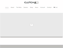Tablet Screenshot of clutchflyrods.com